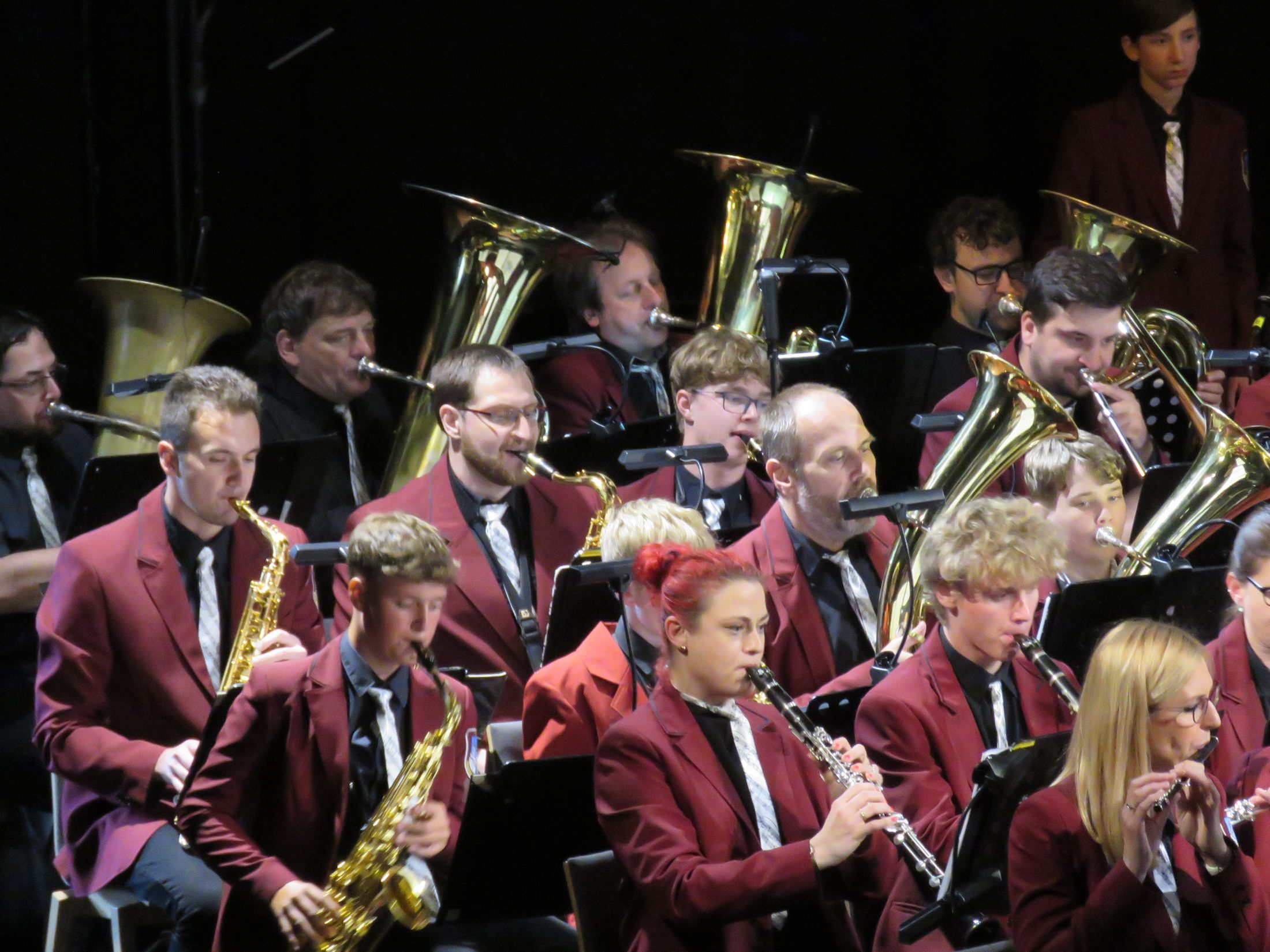 Dechový orchestr mladých při koncertu v Roudnici nad Labem v roce 2024